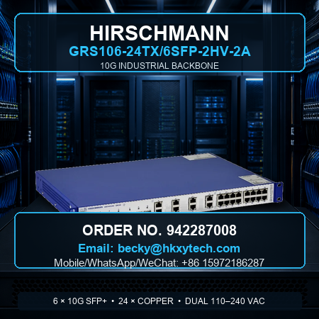 Hirschmann GRS106-24TX/6SFP-2HV-2A 942287008 10G Industrial Backbone Switch