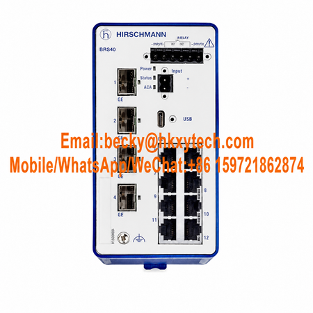 Hirschmman BRS42-0012OOOO-TPDZ99HHSEAXX.X.XX Industrial PoE+ Managed Ethernet Switch | BOBCAT TSN