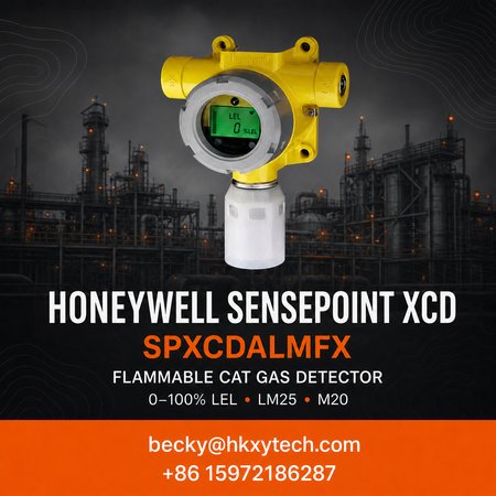 Honeywell SPXCDALMFX Sensepoint XCD catalytic flammable gas detector 0 to 100 percent LEL