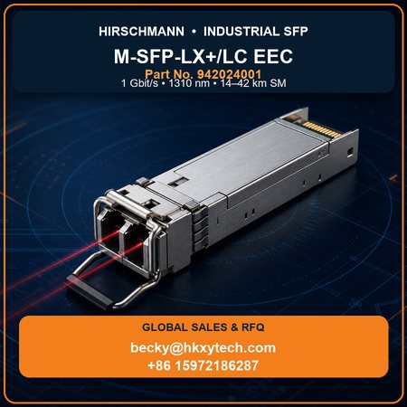 Hirschmann M-SFP-LX+/LC EEC 942024001 industrial SFP transceiver supplier