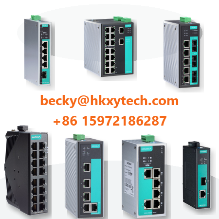 MOXA EDS-505A Rugged Industrial Managed Ethernet Switch with Rugged Industrial Reliability